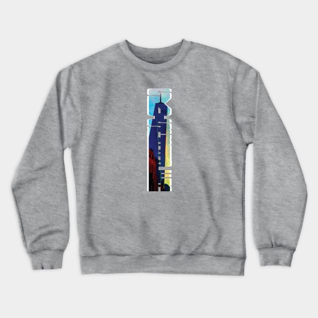 Skyscraper Crewneck Sweatshirt by Expandable Designs